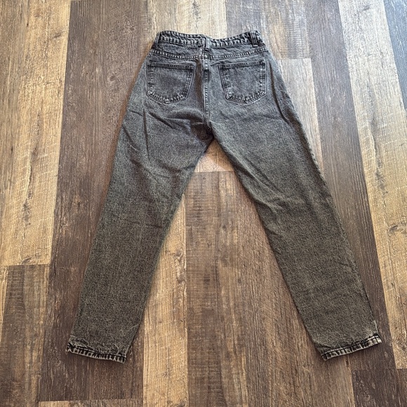 SHEIN Gray Black High Rise Waist Mom Denim Jeans Women’s Size Small - Picture 7 of 9